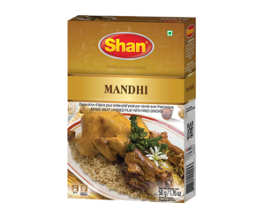 Description: Prepare delicious, aromatic Yemeni-style rice with Shan Mandhi Masala – 50g. This carefully blended spice mix combines traditional herbs and warm spices to deliver the authentic taste and rich aroma of Mandhi. Perfect for chicken or meat rice dishes, it ensures balanced flavor and restaurant-style results at home. Focused Keyword: Shan Mandhi Masala 50g Tags: Shan, Mandhi Masala, 50g spice pack, Yemeni rice seasoning, aromatic rice spices, chicken mandhi, masala pk
